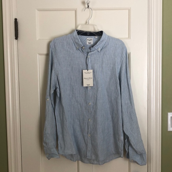 Murano men long sleeve shirt, size L, slim fit - Picture 1 of 9